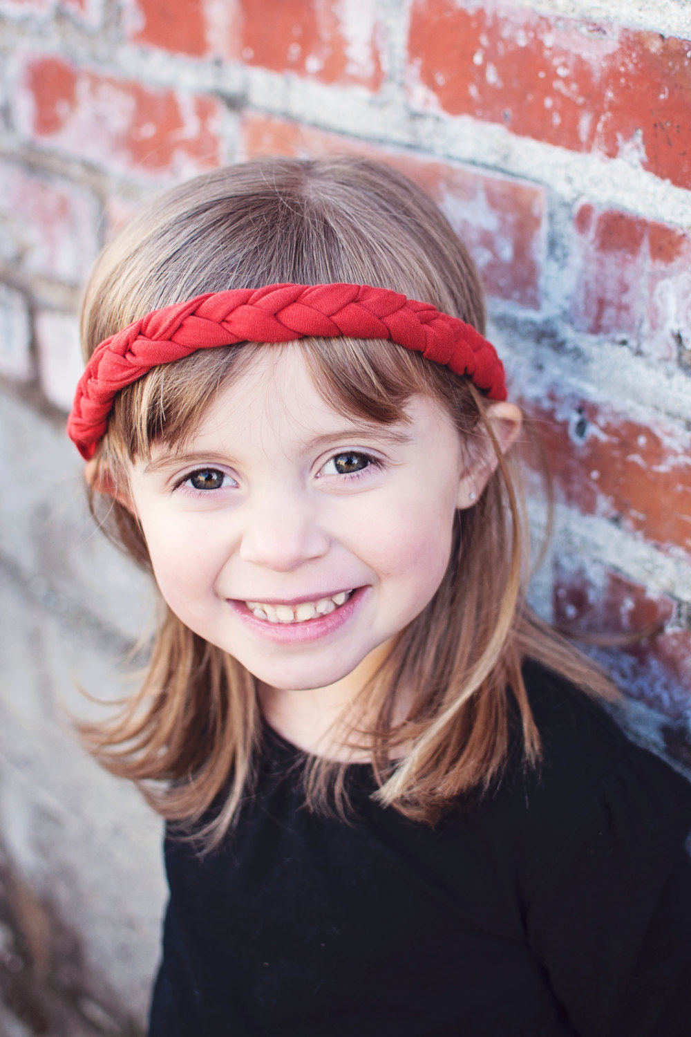 Sunset Boho Braid, Braided Headband, Orange Braid, Rust Headband